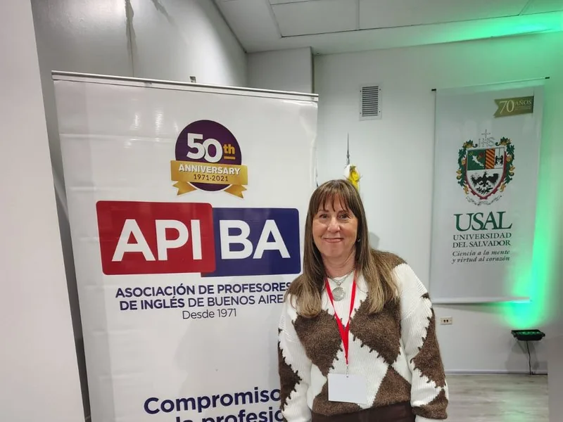 María Teresa Cangiano en el Congreso de APIBA, Universidad del Salvador